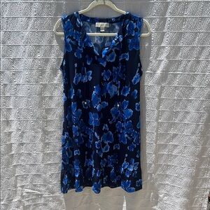 Michael Kors Blue Pleated Blouse